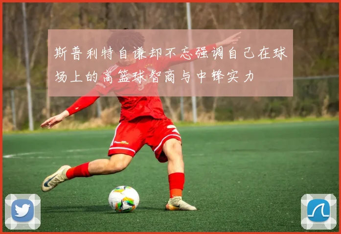 斯普利特自谦却不忘强调自己在球场上的高篮球智商与中锋实力