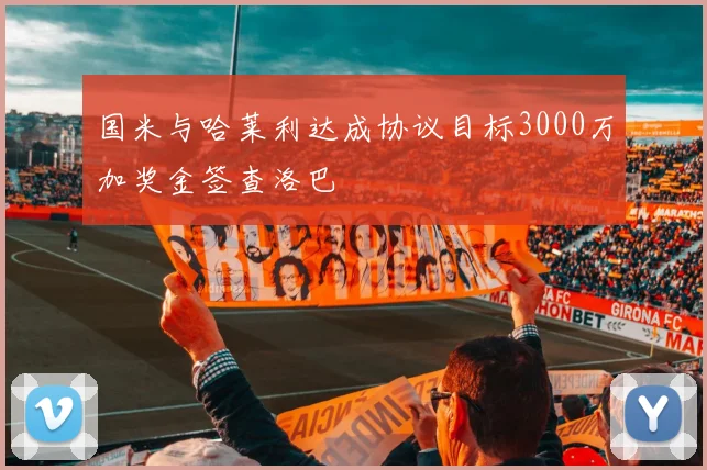 国米与哈莱利达成协议目标3000万加奖金签查洛巴